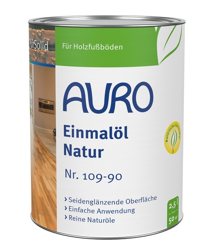[FU10990025] AURO Einmalöl - natur Nr. 109-90, 2,5l