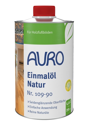 [FU10990010] AURO Einmalöl - natur Nr. 109-90, 1l