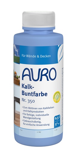 [FU35055005] AURO Kalk-Buntfarbe Lichtblau 0,5l