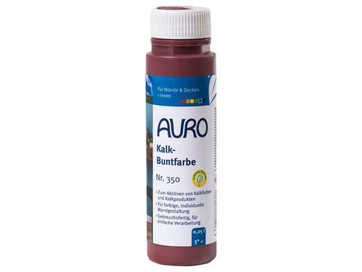 [FU35045002] AURO Kalk-Buntfarbe Oxid-Rot 0,25l