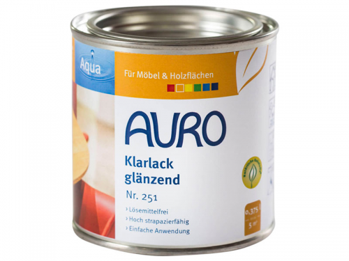 [FU25100003] AURO Klarlack glänzend Nr. 251 0,375 Lieter