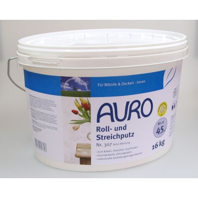 [FU30700160] AURO Roll- und Streichputz -feine Körnung- 16 kg Gebinde