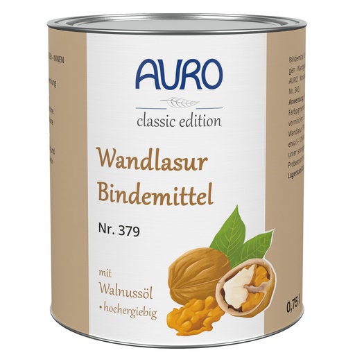 [FU37900007] AURO Wandlasur Bindemittel Nr. 379 0,75l