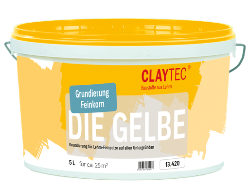 [CL13420] Claytec Grundierung DIE GELBE, 5l-Eimer