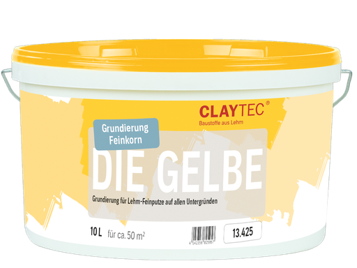 [CL13425] Claytec Grundierung DIE GELBE, fein, 10l-Eimer