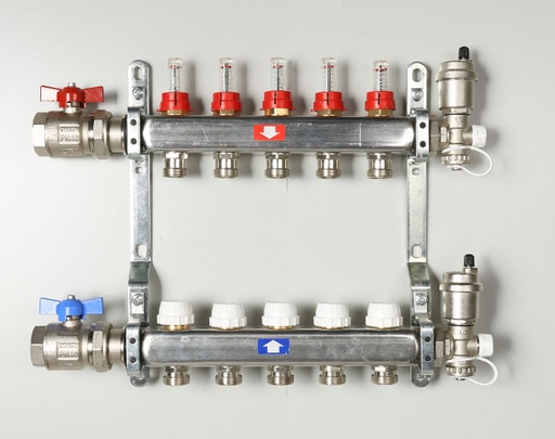 [HW12209] WEM Heizkreisverteiler für 9 Heizkreise